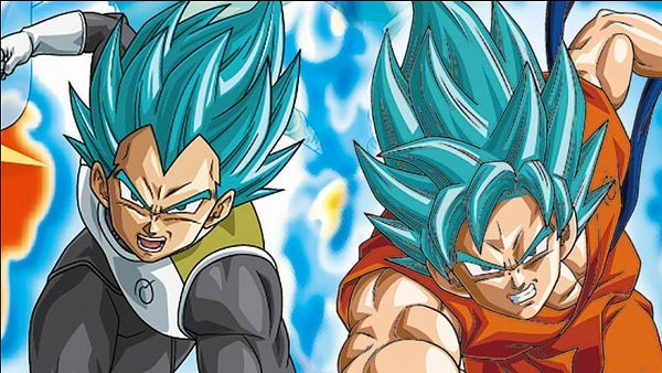 Super Dragon Ball Heroes ganha arte inédita de Goku e Vegeta