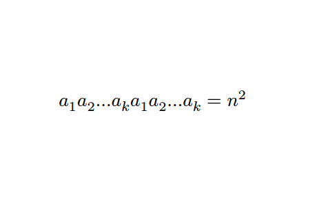 Can a Repeated Number Ever Be a Perfect Square?