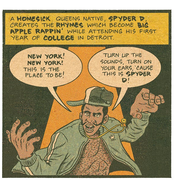 Mr Magic, The Juice Crew and Spyder D The Nib Medium