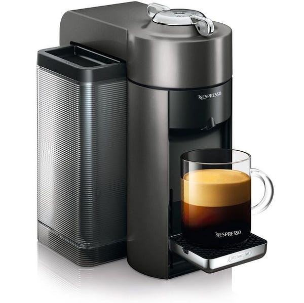 Nespresso Vertuo Coffee and Espresso Maker,1597 ml, by De’Longhi, Graphite Metal — Best Coffee Makers for Airbnb Reviews — WALFOSBRAND.COM