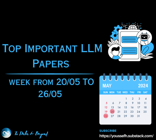 Top Important LLMs Papers for the Week from 20/05 to 26/05