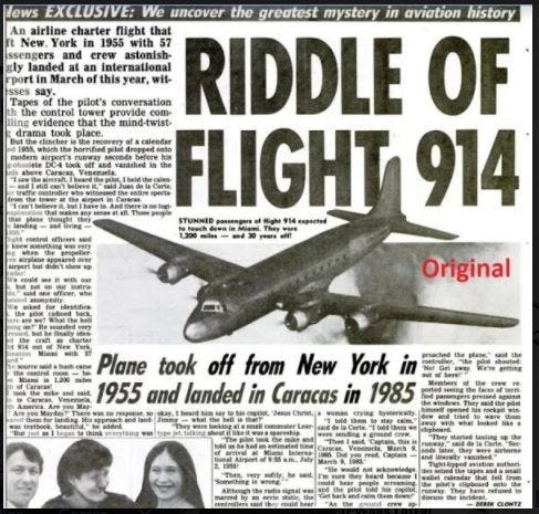 ?? Mystery Plane: Pan Am Flight 914