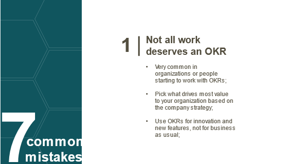 Not all work deserves an OKR
