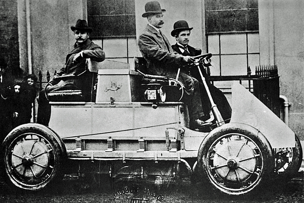 Image result for taxi car driver sitting in front  1900