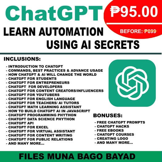 Unlock the Power of AI: How to Earn Money Using ChatGPT…