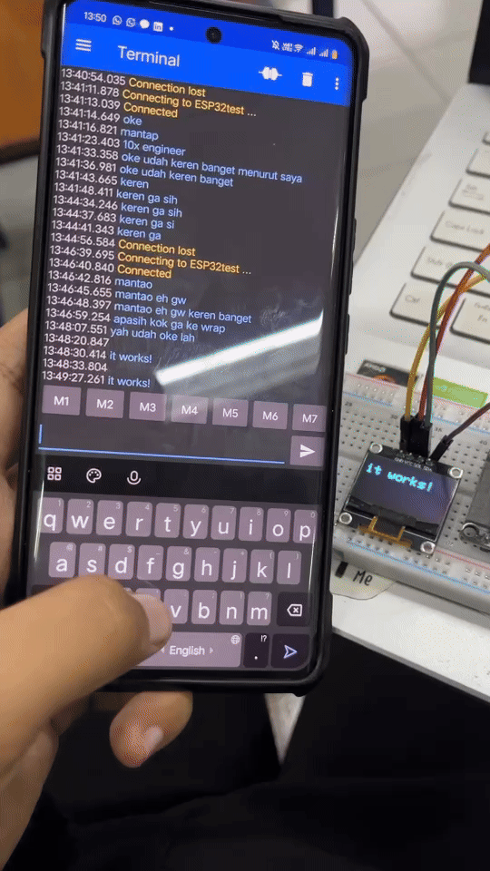 Through the Blue Waves: Connect to Microcontroller via Bluetooth