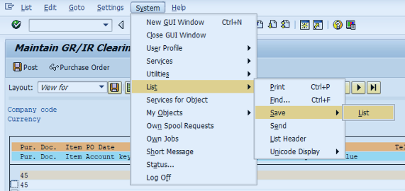 How to Export MR11 List to an MS Excel File