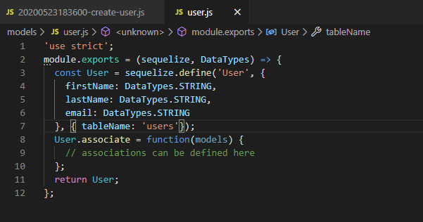 user.js model