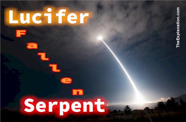 Fallen from Heaven. Cast to Earth. Lucifer has name changed to Serpent. Nachach the Enchanter.