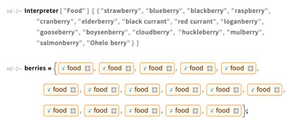 Interpreter in the Wolfram Language for berries