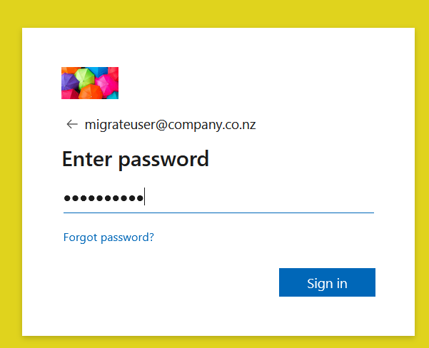 Image of EEID password page