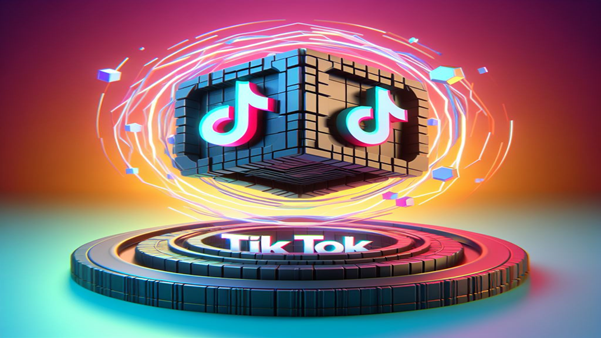 3D TikTok Logo
