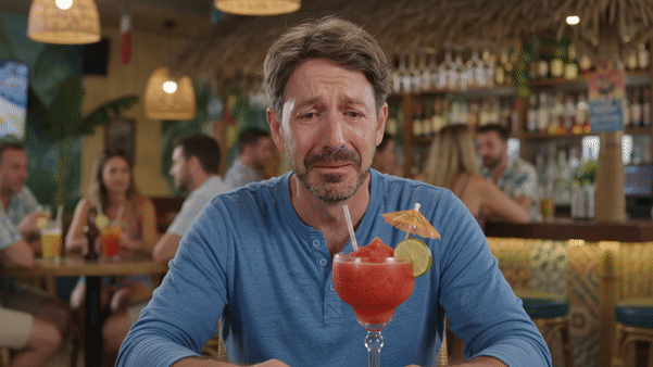 Crying into a daiquiri