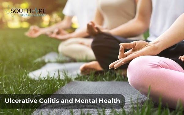 Person practicing meditation to manage stress and improve mental health while living with Ulcerative Colitis.
