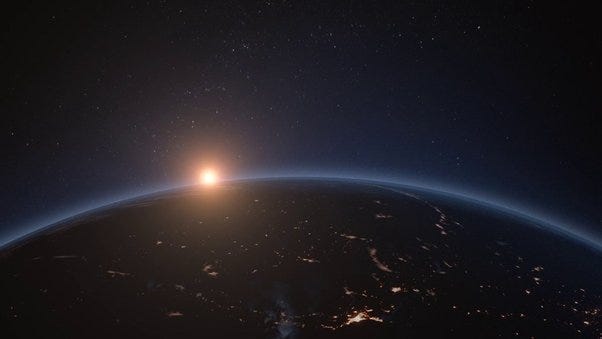 If I had the power to teleport instantly into space and towards the ne