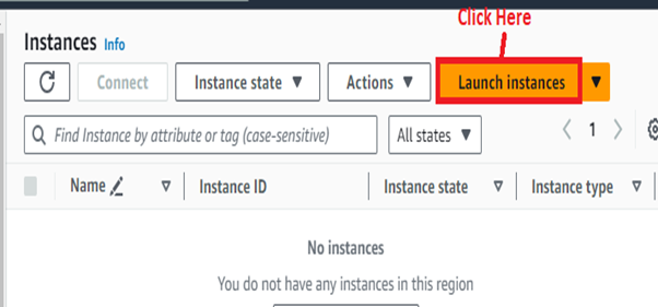 Go to Launch Instance