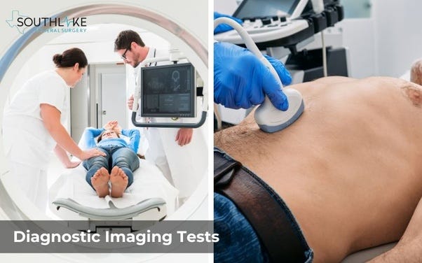 Diagnostic imaging: CT scan and ultrasound for hernia diagnosis