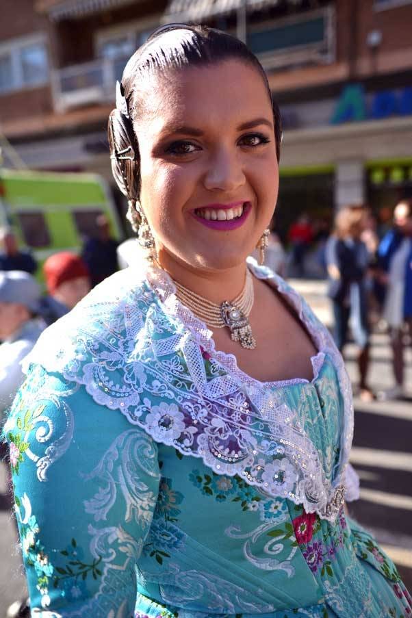 lady in traditional spanish wear for fiesta
