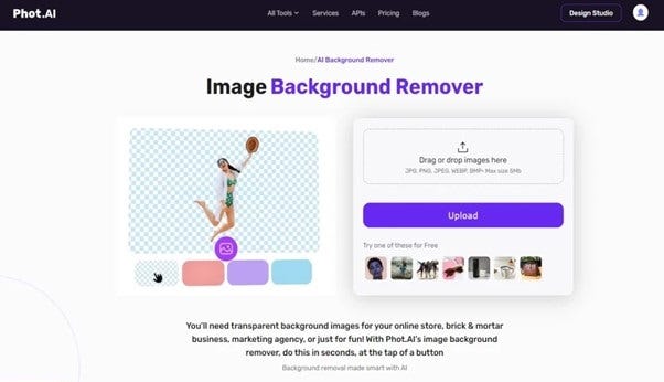 AI Background Removers: Phot.AI