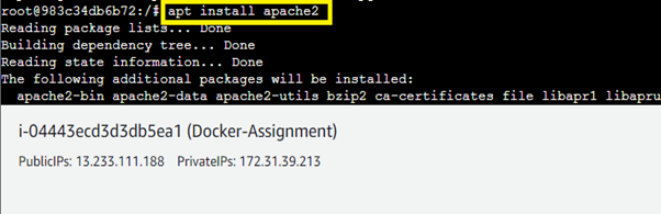 Install Apache2