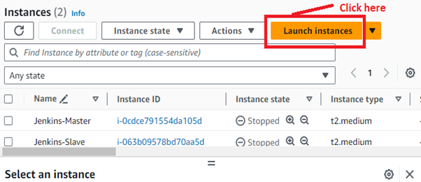 Launch Instance