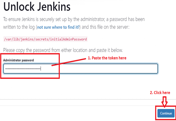 Paste Token In Jenkins