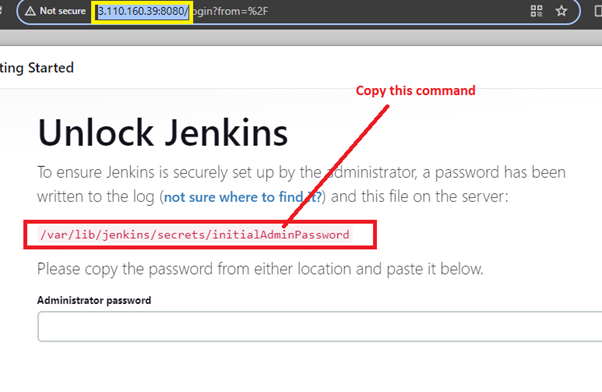 Unlock Jenkins