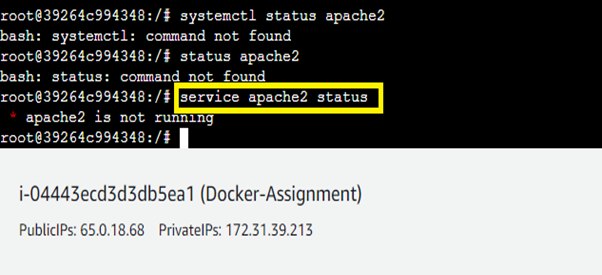Apache is Running or Not