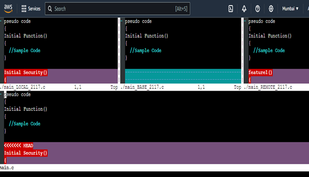 vimdiff tool