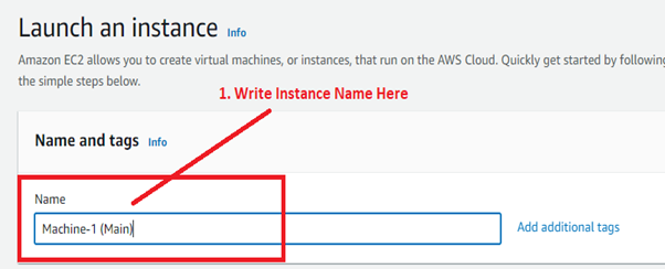 Write the Instance Name