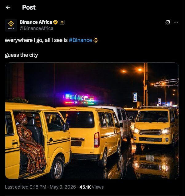 Binance’s Lagos Hint: Is A Return to Africa’s Biggest Crypto Market Coming?