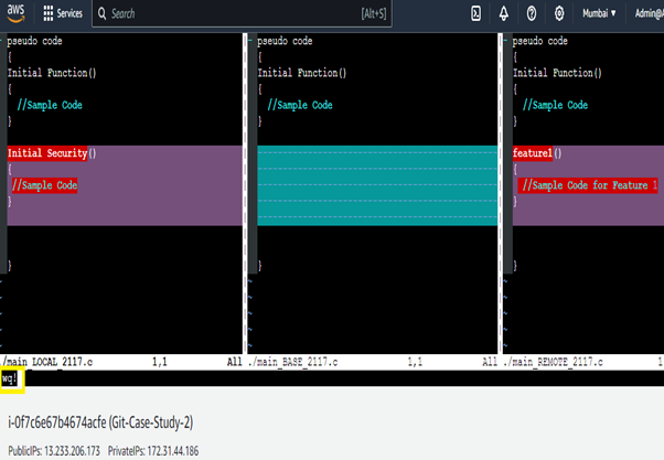 Git Merge-Conflict Case Study