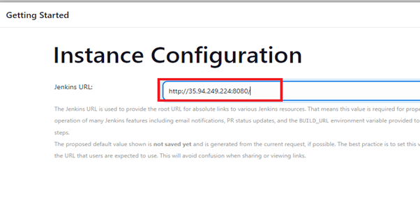 Instance Configuration