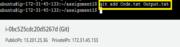 Stage or Add the Files to Git