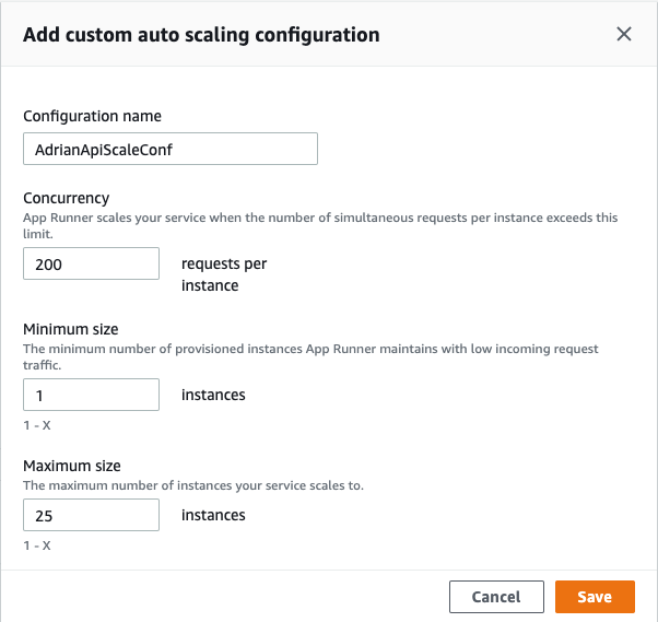 AWS App Runner, custom scaling, serverless, aws, container as a service, container