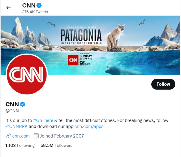 CNN Twitter Handle