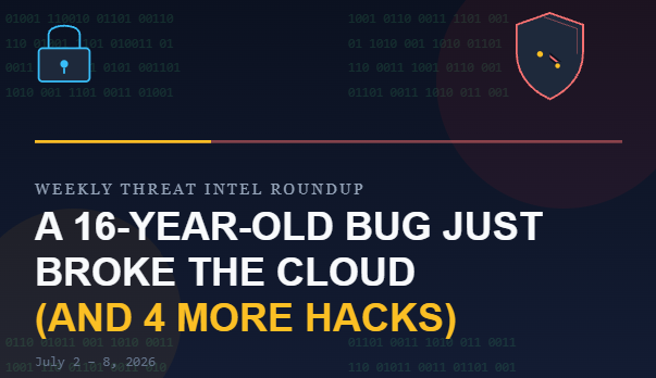 A 16-Year-Old Bug, an Iran-Linked Hack Squad, and a Proxy Empire Just Got Torched, Your Weekly Dose…