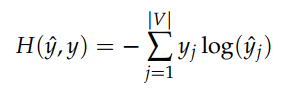 Formula for cross entropy