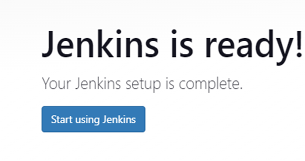 Jenkins is Ready to Start