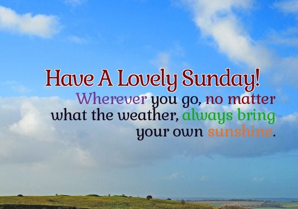 lovely sunday images