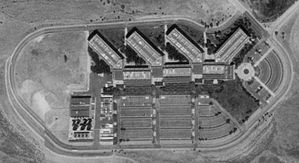 Aerial shot of Almaden IBM facility