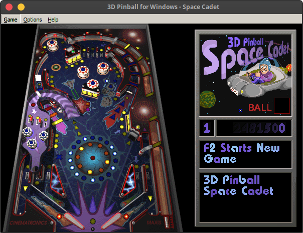 3D pinball space cadet games windows