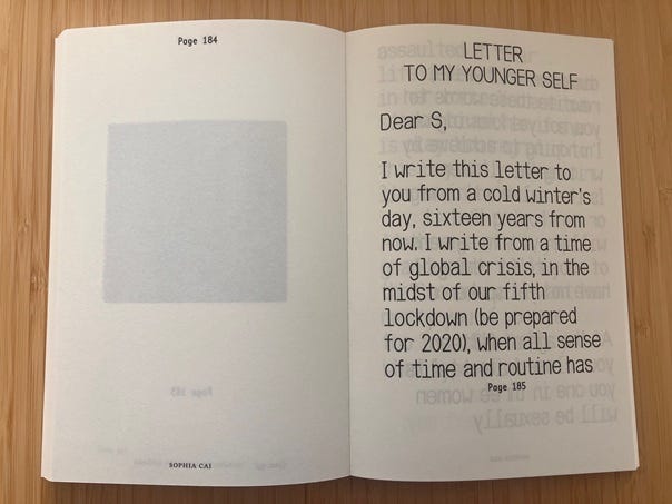Open book showing dynamic typesetting