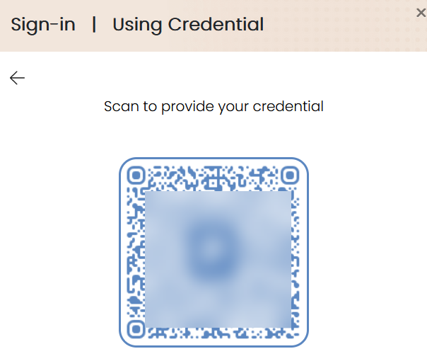 Image of QR code to scan