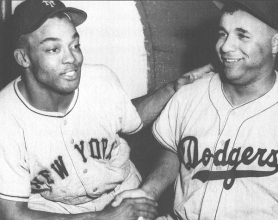 Roy Campanella In Los Angeles Dodgers T-shirt