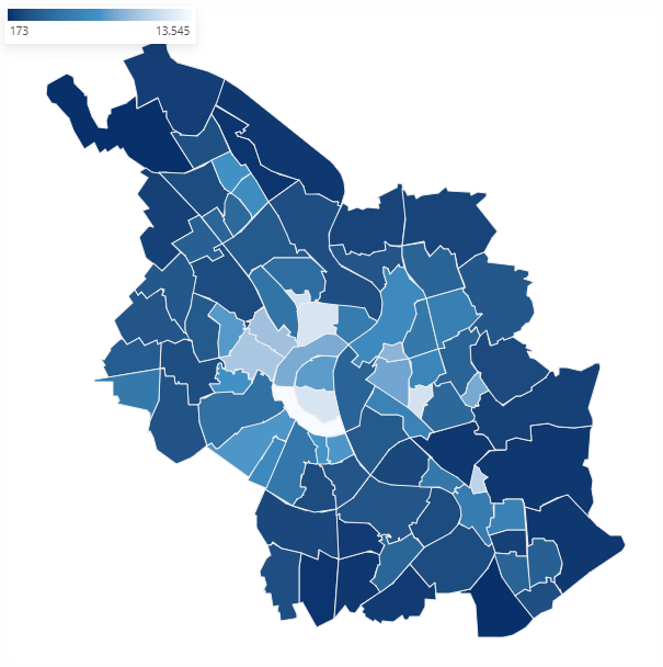 Neustadt/Süd is the most densely populated district in Cologne.