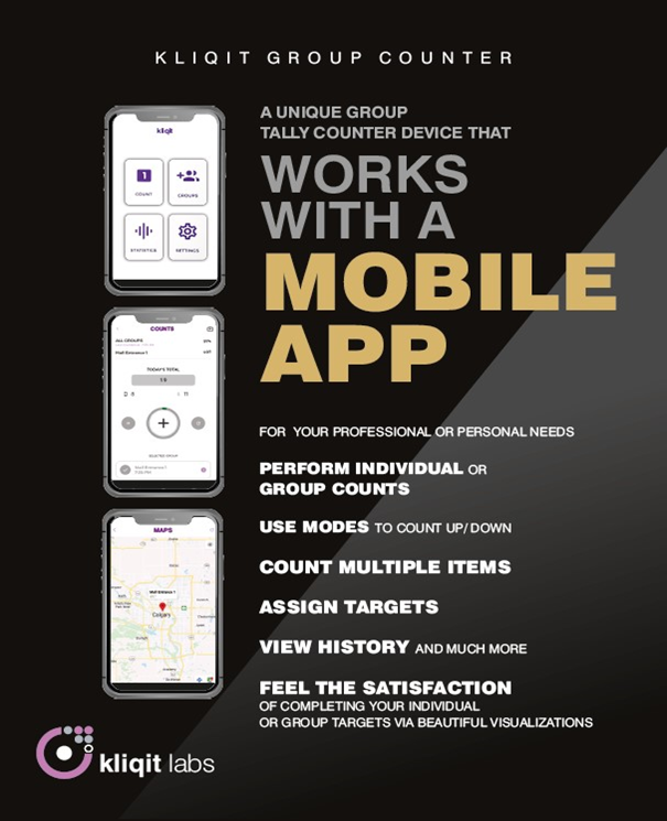 Kliqit counter mobile app