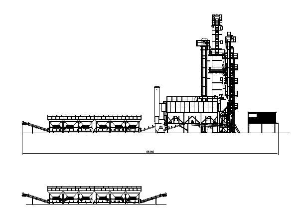 Линия производства асфальта