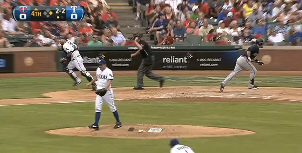 Thunder At Rangers Twins Game