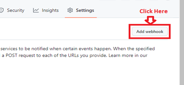 Add Webhook